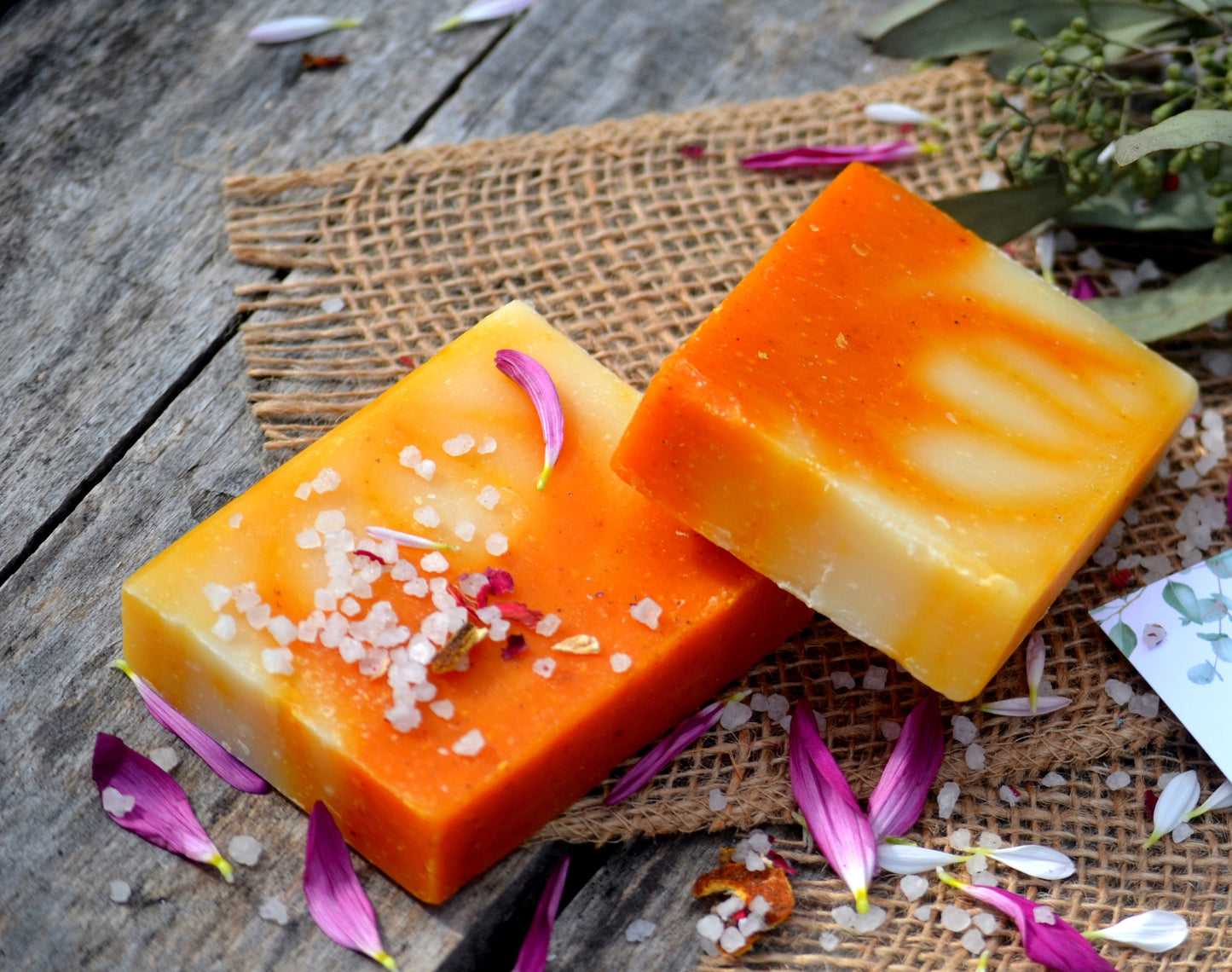 Jabón Natural de Naranja | Natural Orange Soap.